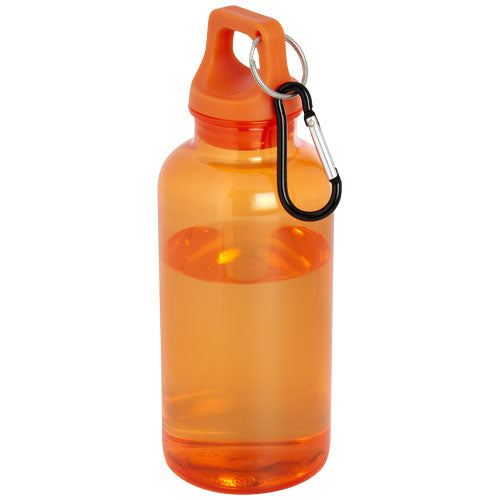 Bidón de 400 ml de plástico reciclado con mosquetón y certificación RCS "Oregon"