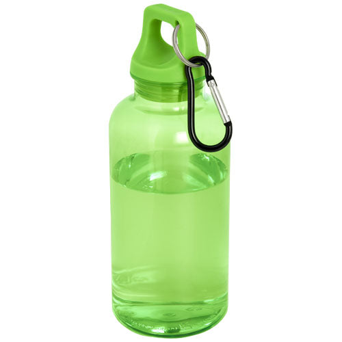 Bidón de 400 ml de plástico reciclado con mosquetón y certificación RCS "Oregon"