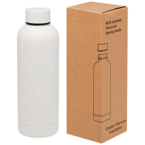 Bidón con aislamiento de cobre de 500 ml de acero inóxidable reciclado con certificado RCS "Spring"