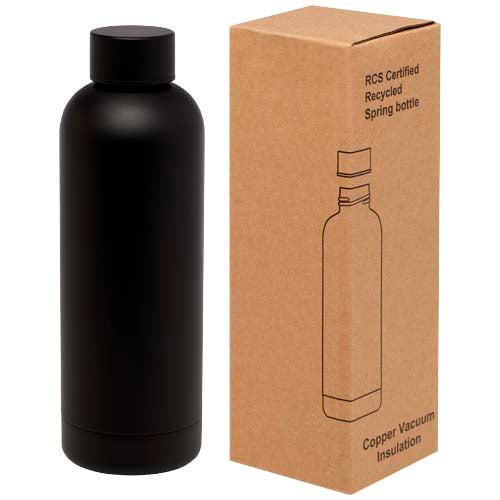 Bidón con aislamiento de cobre de 500 ml de acero inóxidable reciclado con certificado RCS "Spring"