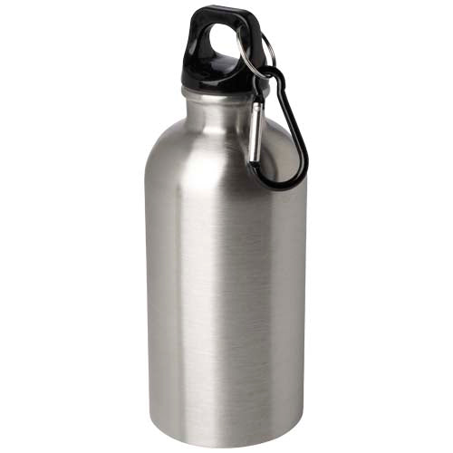 Bidón de 400 ml de acero inoxidable con certificado RCS con mosquetón "Oregon"