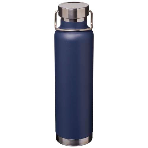 Botella de 650 ml de acero inoxidable reciclado con certificado RCS con aislamiento de cobre "Thor"