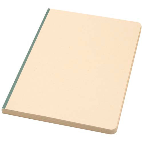 Libreta A5 de tapa blanda de RPET y caña de azúcar "Liliana"