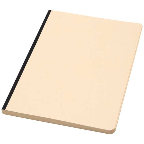 Libreta A5 de tapa blanda de RPET y caña de azúcar "Liliana"