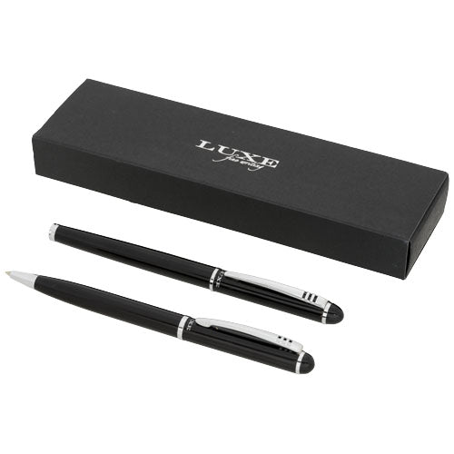 Set de bolígrafo y rollerball "Andante" (tinta negra) - 10728300