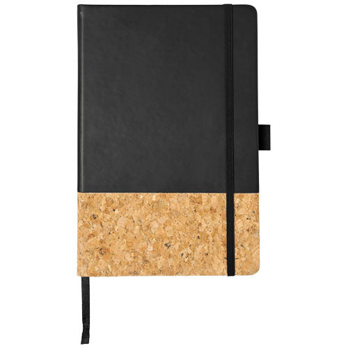 Libreta A5 de PU y corcho "Evora" - imageFront