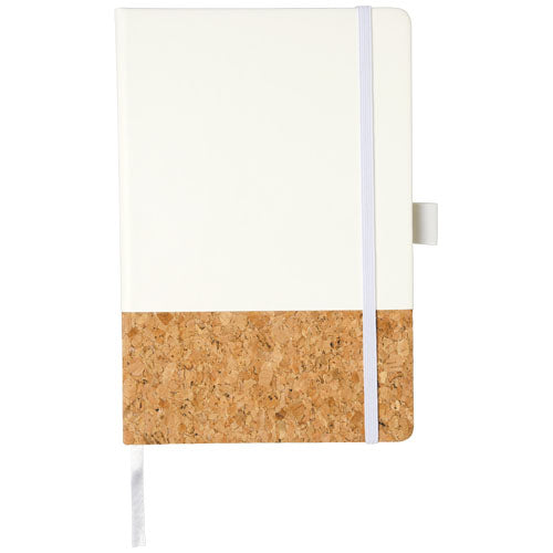 Libreta A5 de PU y corcho "Evora" - imageFront