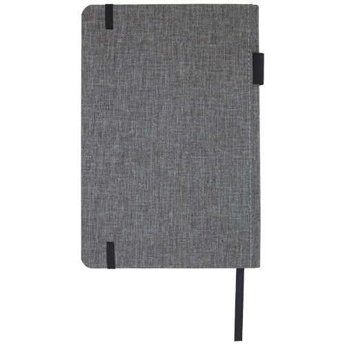 Libreta de tamaño A5 de PET reciclado "Orin" - imageBack