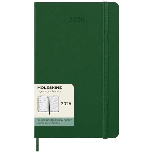 Planificador semanal L con tapa dura de 12 meses "Moleskine"