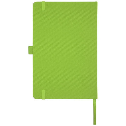 Libreta de papel reciclado A5 con tapa de PET reciclado "Honua" - imageBack