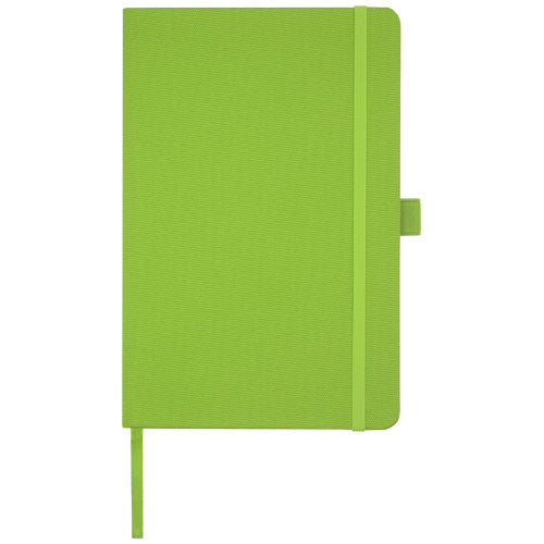 Libreta de papel reciclado A5 con tapa de PET reciclado "Honua" - imageFront