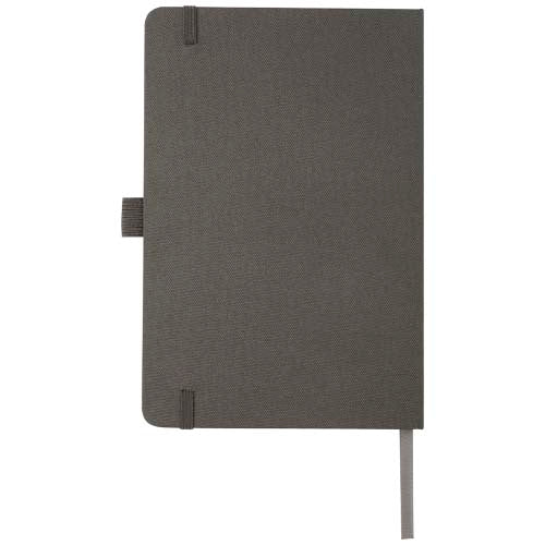 Libreta de papel reciclado A5 con tapa de PET reciclado "Honua" - imageBack