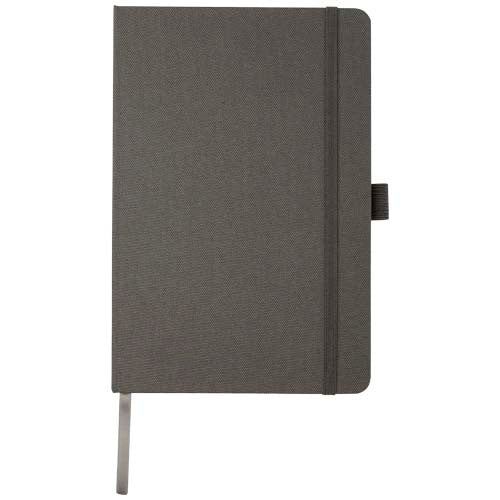 Libreta de papel reciclado A5 con tapa de PET reciclado "Honua" - imageFront