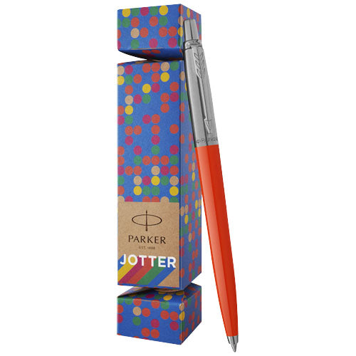 Parker set de regalo con bolígrafo "Jotter Cracker" (tinta azul)