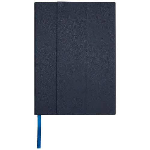 Libreta de tapa dura A5 de cuero regenerado "Alejandra" - imageFront