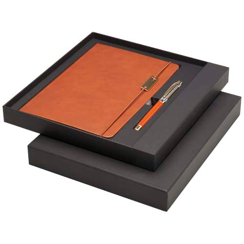 Set de libreta A5 con rollerball "Legato" (tinta azul) - 10792571