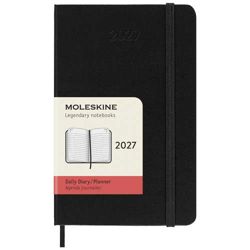 Agenda diaria de bolsillo de 12 meses con tapa dura "Moleskine" - 10794690