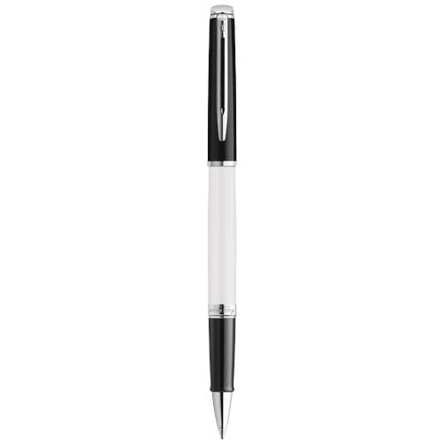 Rollerball con bloques de color y ribete plateado "Hemisphere" (tinta negra) - 10796001