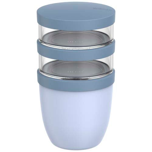 Fiambrera con aislamiento con 3 piezas de 500 ml + 2 × 200 ml "Mepal Ellipse" - 11314352