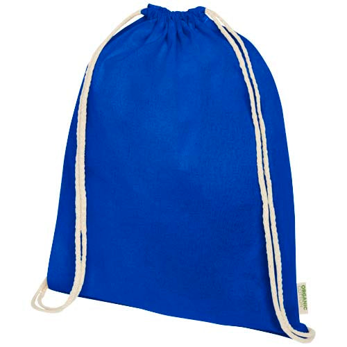 Mochila de cuerdas de algodón orgánico de 100 g/m² 5L "Orissa"