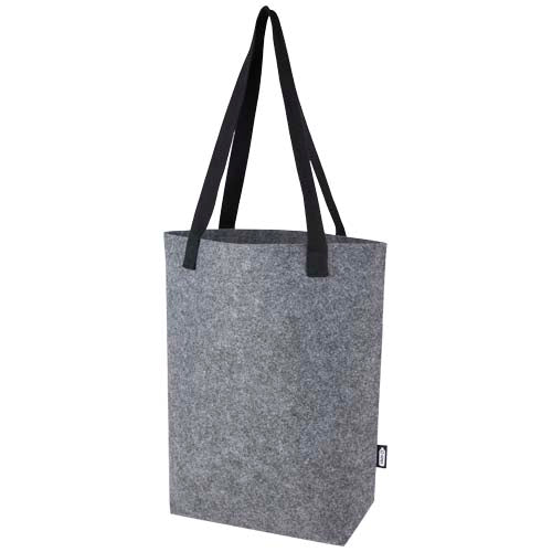 Bolsa Tote de fieltro reciclado GRS con fondo ancho de 12 L "Felta"