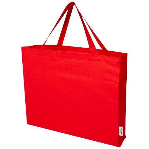 Bolsa Tote de algodón reciclado GRS de 220 g/m² "Odessa" 40L