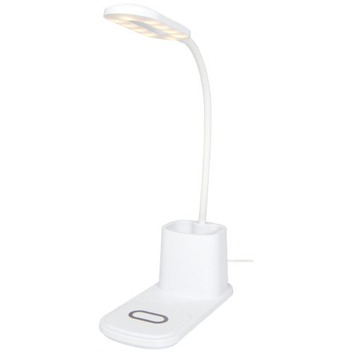 Lámpara y organizador de escritorio con cargador inalámbrico "Bright"