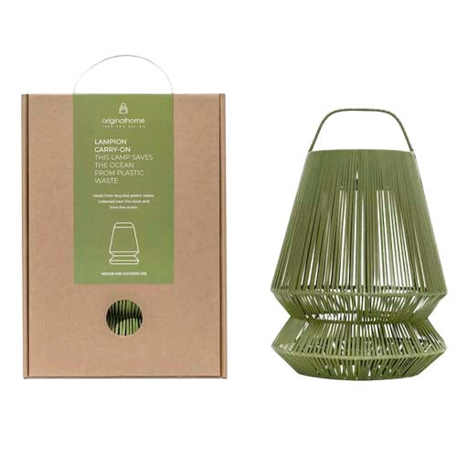 Pantalla de lámpara portátil reciclada "Originalhome" "Lampion" - 12449161