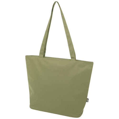 Bolsa Tote con cremallera de material reciclado GRS de 20 l "Panama"