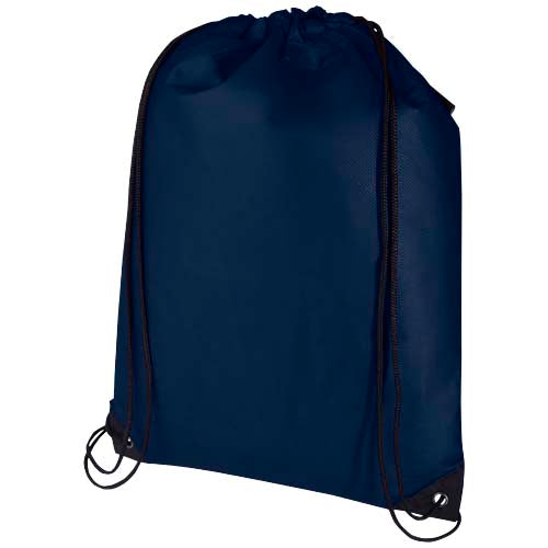 Bolsa de tela sin tejer de material reciclado GRS con cordón de 5 l "Evergreen"