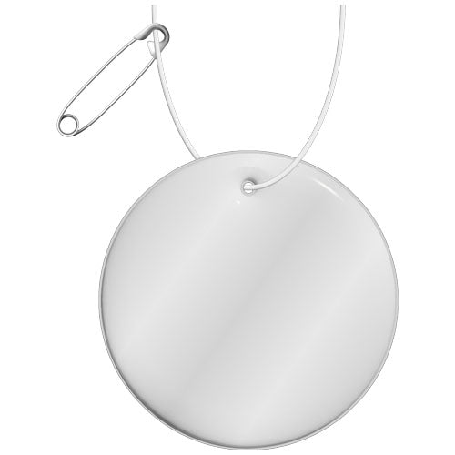 Colgante de circulo mediano de PVC reflectante H-12 RFX™ - 1PR02101