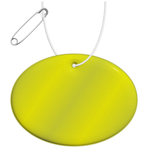 Colgante de circulo grande de PVC reflectante H-12 RFX™ - 1PR02206