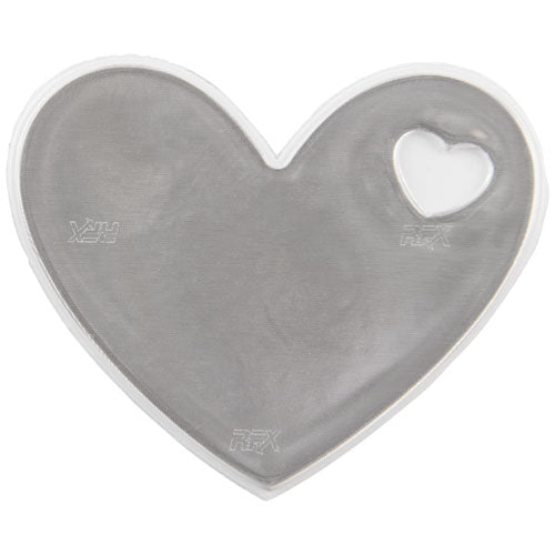 Pegatina de corazón de PVC reflectante S-12 RFX™ - imageFront
