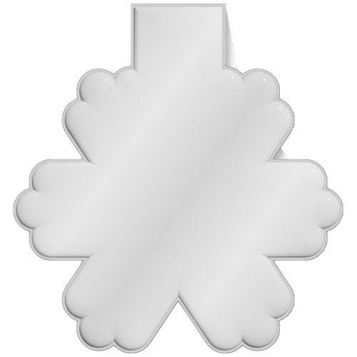 Imán de TPU reflectante de copo de nieve M-10 "RFX™" - 1PR06801