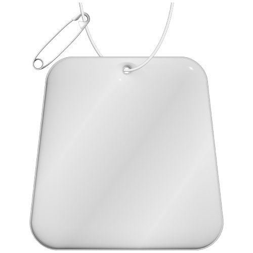 Colgante de PVC reflectante en forma de trapecio H-09 "RFX™" - 1PR09201
