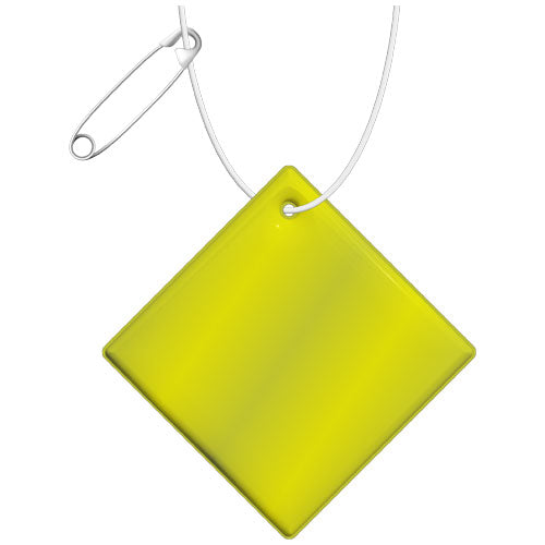 Colgante de PVC reflectante en forma de diamante grande H-20 "RFX™" - 1PR12613