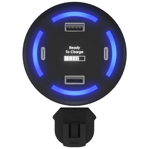 Cargador doméstico inteligente con logotipo retroiluminado "SCX.design H11" - 1PX11090