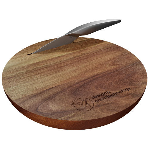 Set de tabla de cortar de madera y cuchillo "SCX.design K03" - 1PX12706