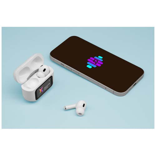 Auriculares con ANC y estuche de carga interactivo con pantalla táctil "SCX.design E26" - imageMood3