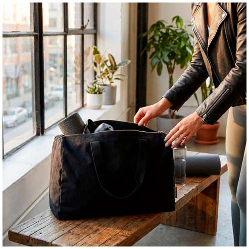 Bolsa de viaje y funda de algodón orgánico "Citizen Green Combio" - imageMood1