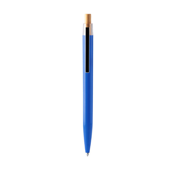 Bolígrafo Diken de ABS reciclado y pulsador de bambú 2026-09-14 12:18:53