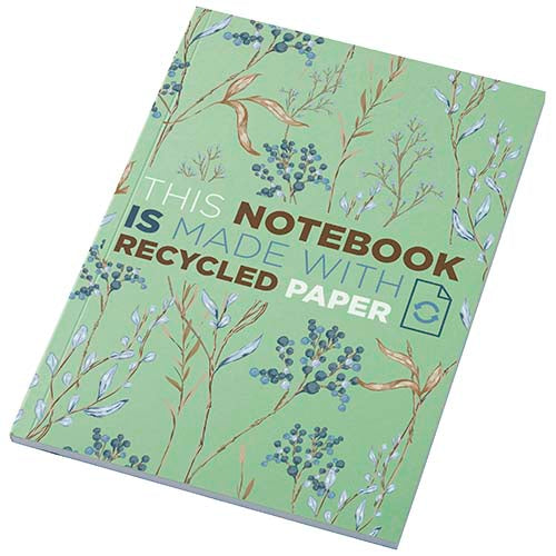 Libreta A5 de tapa blanda con 50 hojas de papel reciclado "Novella Austen"