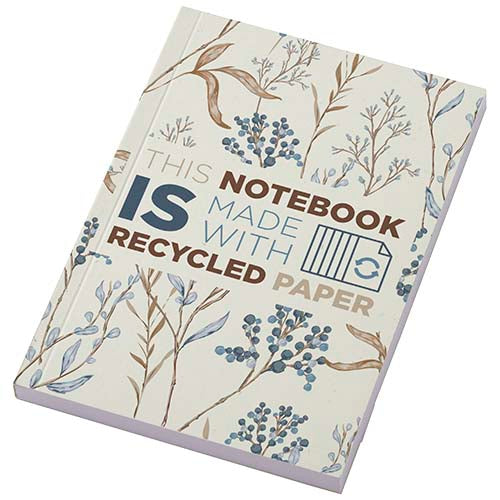 Libreta A6 de tapa blanda con 100 hojas de papel reciclado "Novella Austen"