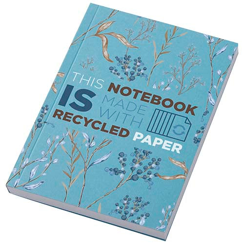 Libreta A6 de tapa blanda con 100 hojas de papel reciclado "Novella Austen"