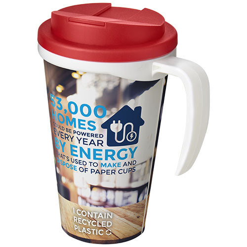 Brite-Americano® Taza de 350 ml con tapa antigoteo "Grande"