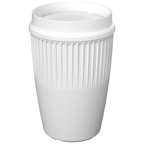 Vaso de 350 ml con tapa de 360° "Cirrus"