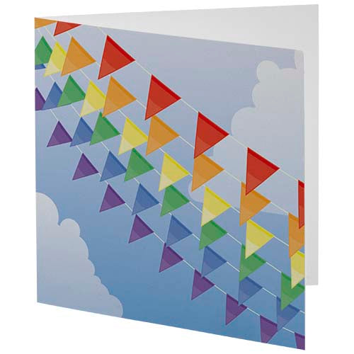 Tarjeta de felicitación cuadrada "Herald"