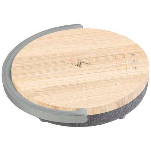 Altavoz Bluetooth® 4 en 1 de 10 W con luz LED y base de carga inalámbrica "Prixton" - imageFront