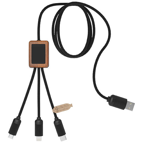 Cable de bambú 3 en 1 "SCX.design C29" - imageFront