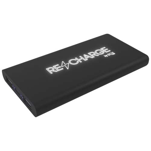 Batería externa inalámbrica de caucho luminosa de 10 000 mAh "SCX.design P40" - 2PX06090